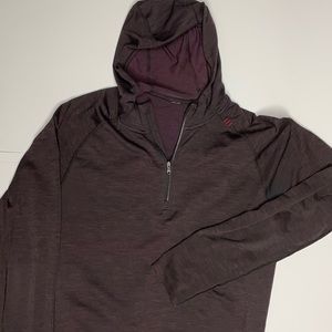 Lululemon 1/4 zip metal vent tech hoodie